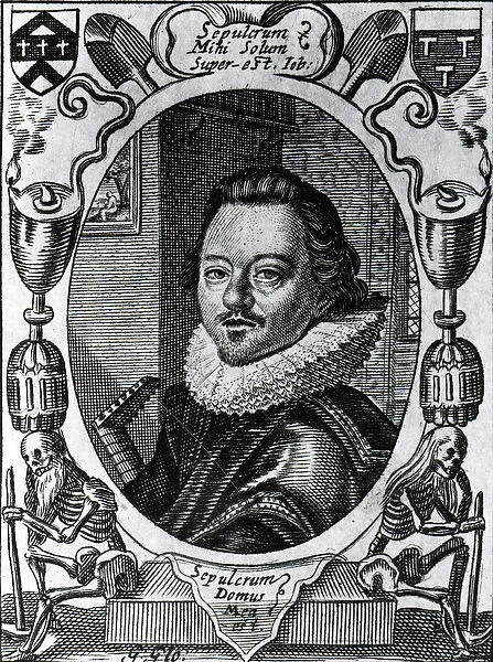 William Austin in the title page to his Meditations, 1635 (engraving)