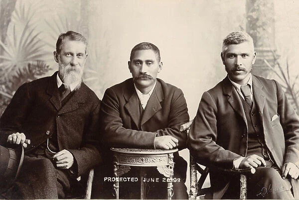 William Australia Graham, King Mahuta Tawhiao and Tahuna Heirangi