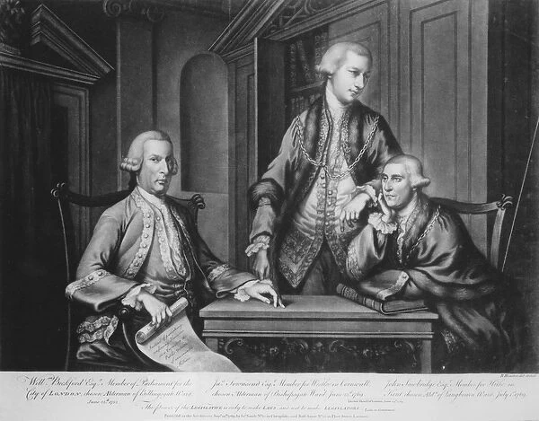 William Beckford (1709-70) James Townsend and John Sawbridge (c. 1732-95) Aldermen of London