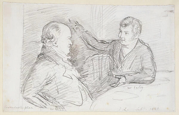 William Blake (1757-1827) in Conversation with John Varley (1778-1842