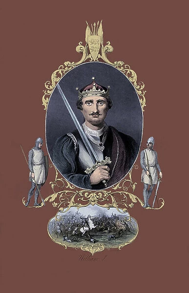 William The Conqueror, 19th century (print)