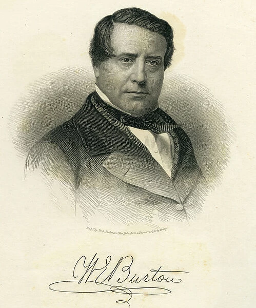 William Evans Burton, engraved by W. G. Jackman, 1875 (engraving)