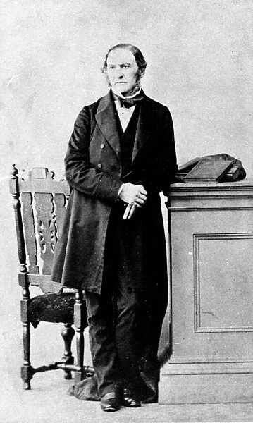 William Ewart Gladstone, 1863 (b  /  w photo)
