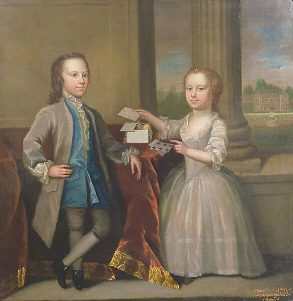 William Humphrey Wykeham (1734-83) and Richard Wykeham (1739-1805) (oil on canvas)