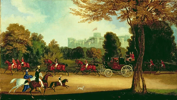 William IV driving in Windsor Park