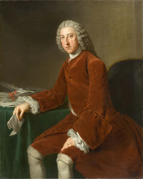 William Pitt, later First Earl of Chatham (1708-1778), circa 1754 (oil on canvas)