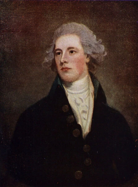 William Pitt the Younger, English Tory politician and Prime Minister (colour litho)