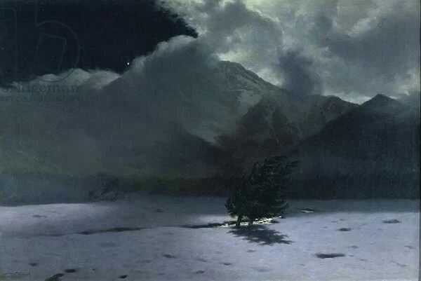 Wind in the Tatra Mountains, 1895 (oil on canvas)