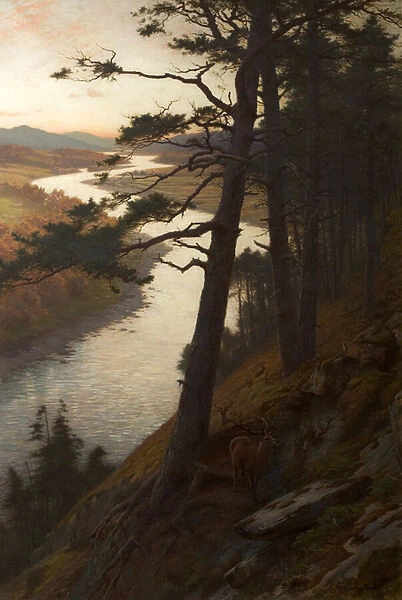 The Winding Dee, 1889 (oil on canvas)
