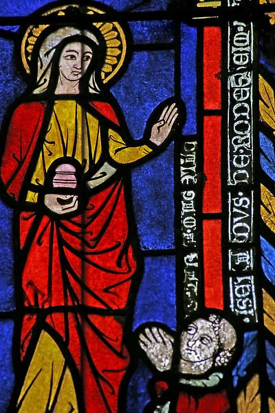 Window from the Church of St John the Baptist, c. 1275 (stained glass)