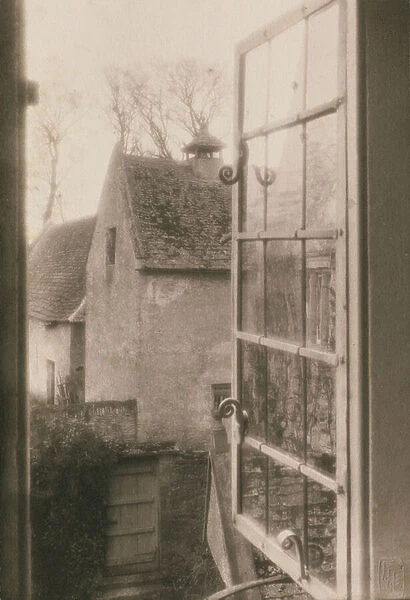 From a Window at Kelmscott Manor, 1896 (platinum print)