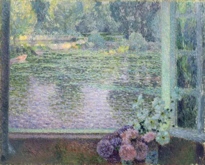 Framed Print : A Window on the River, 1908