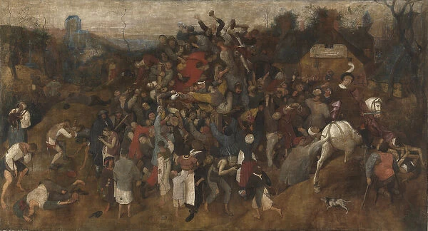 The Wine of St. Martins Day, 1566-67 (oil on canvas)