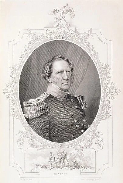 Winfield Scott (1786-1866) from The History of the United States, Vol. II