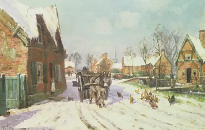 Framed Print : Winter. BAL15680 Winter by Redgate, Arthur Walker Framed Print : Winter. BAL15680 Winter by Redgate, Arthur Walker