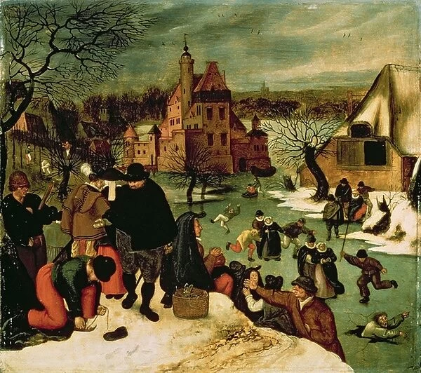 Winter. BAL47616 Winter by Brueghel, Pieter the Younger 