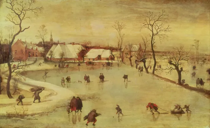 Framed Print : Winter. BAL54051 Winter by Grimmer, Jacob (c.1526-89); Museum of Fine Arts (Szepmuveszeti)