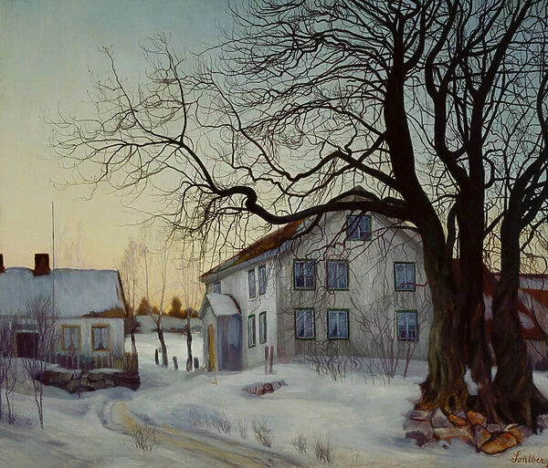 Winter evening, 1909