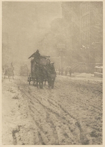 Winter on Fifth Avenue, 1893 (photogravure)