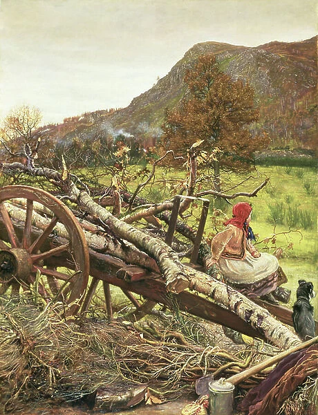 Winter Fuel, 1873 (oil on canvas)