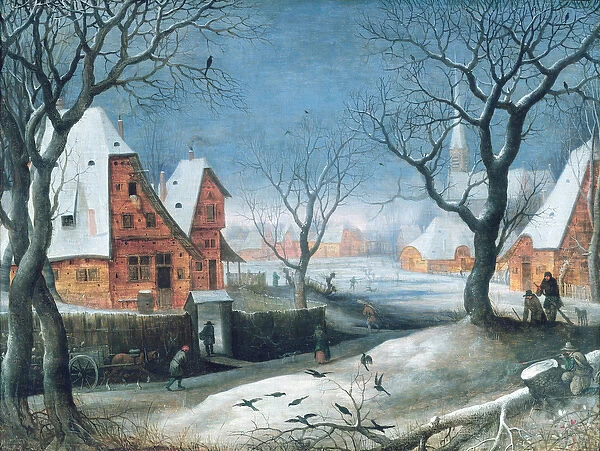 Winter Landscape with Fowlers