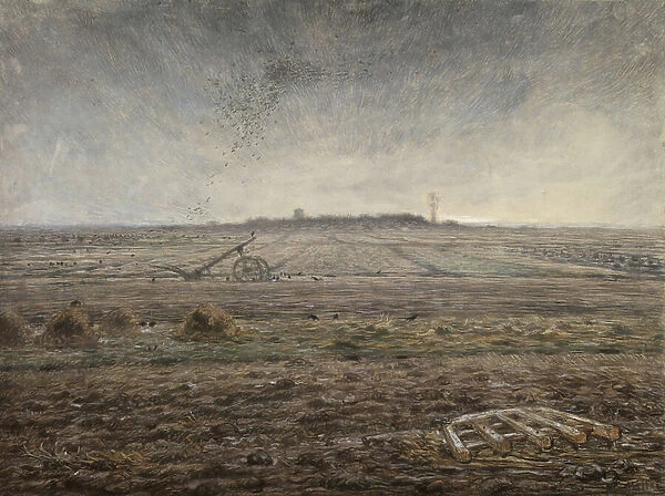 Winter, The Plain of Chailly, c. 1862-66 (pastel on paper)