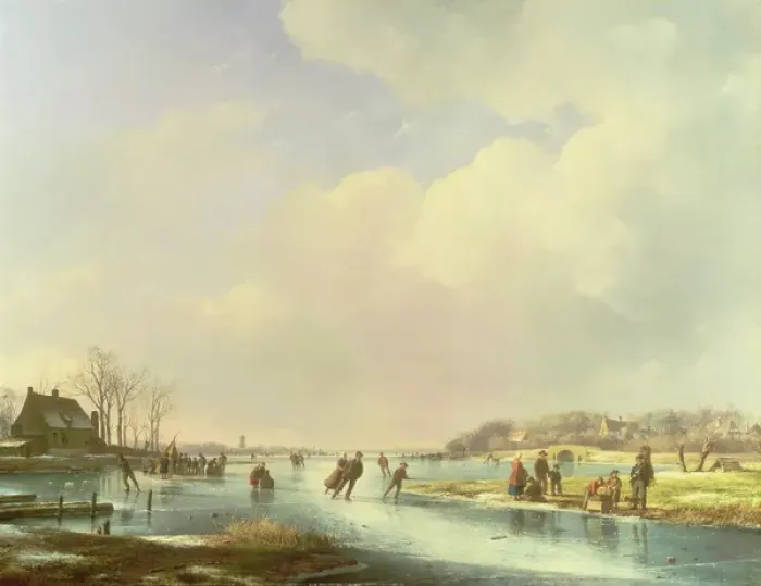 Framed Print : Winter Scene