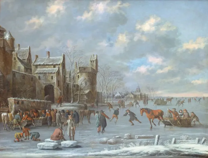 Framed Print : Winter Scene