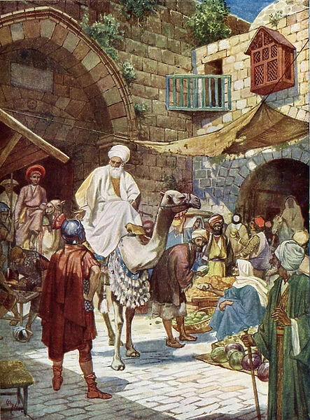 The Wise Men arrive at Bethlehem - Bible