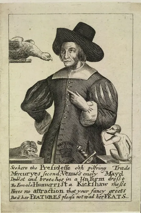 Framed Print : A witch with animals