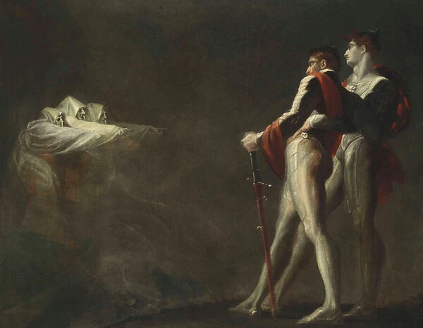The Three Witches appearing to Macbeth and Banquo, 1800-1810 (oil on canvas)