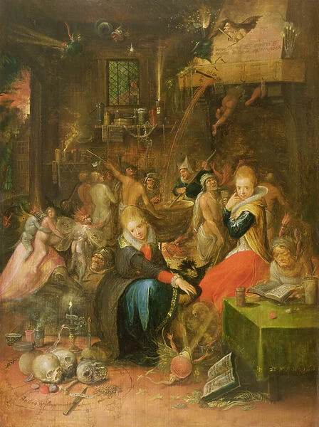 Witches Sabbath, 1606 (oil on panel)