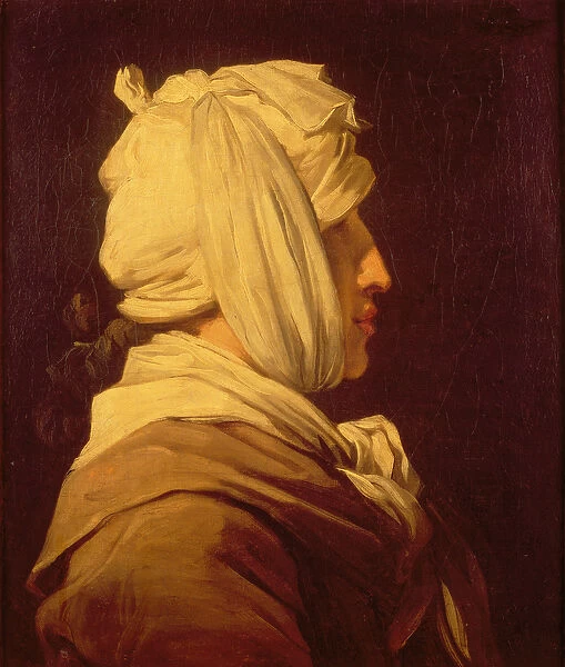Woman with a bandage