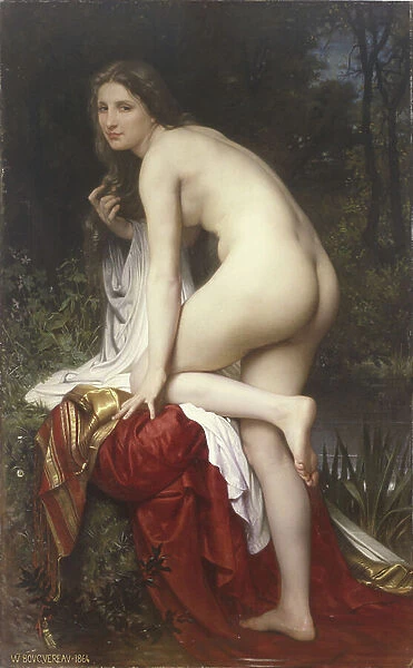 Woman Bathing, 1864 (oil on canvas)