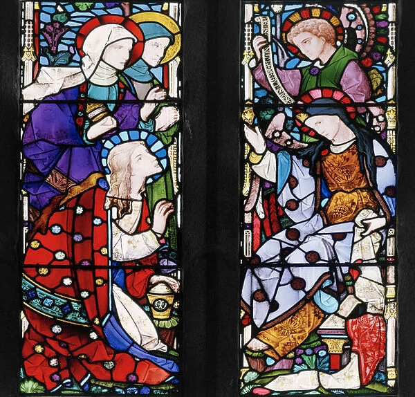 Woman of The Bible, c. 1866 (stained glass)