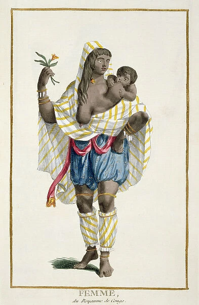 A Woman of the Congo, from Receuil des Estampes, representant les Rangs et les