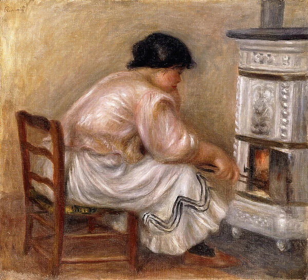 Woman at the Corner of the Stove; Femme au Coin du Poele, 1912 (oil on canvas)