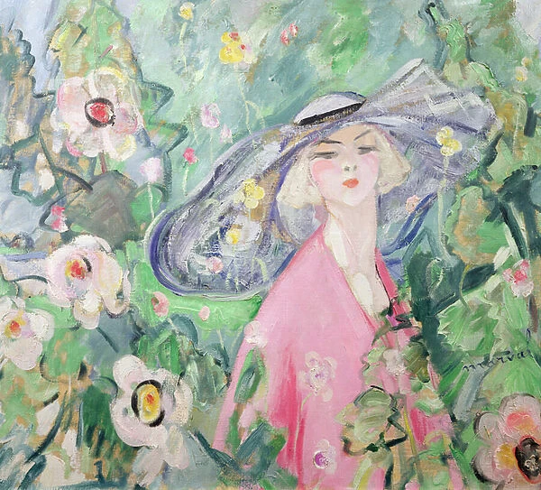 Woman in Hat, c. 1920 (oil on canvas)