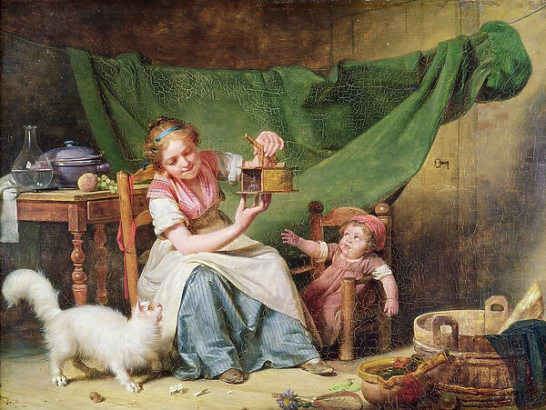 The Woman and the Mouse, c. 1798 (oil on panel)