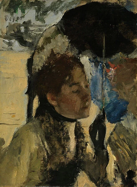 Woman with a Parasol, c. 1880 (oil on canvas)