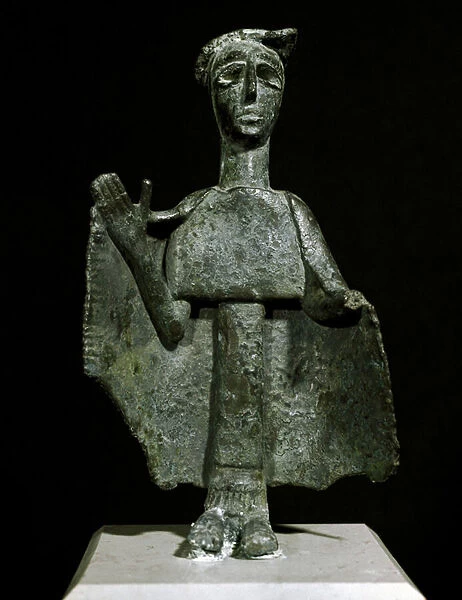 Woman in prayer called Torralba, 8th-7th century BC (bronze sculpture)