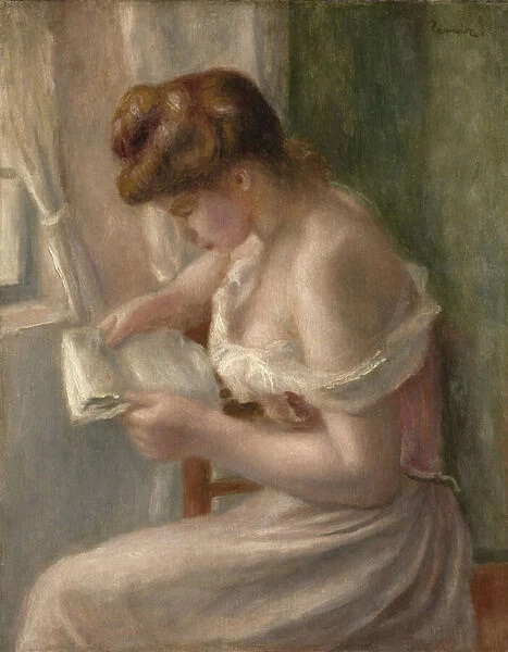 Woman Reading, c. 1895 (oil on canvas)