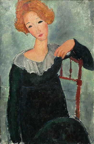 Woman with Red Hair, 1917 (oil on canvas)