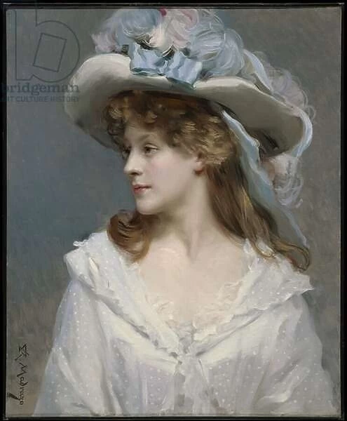 Woman in White, c. 1880 (oil on canvas)