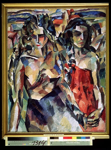 Two women, 1919 (oil on canvas)