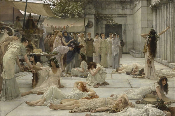 The Women of Amphissa, 1887 (oil on canvas)