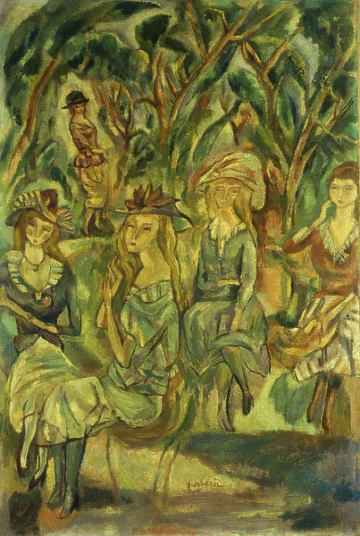 Women in the Park; Femmes dans le Parc, 1917 (oil on canvas)