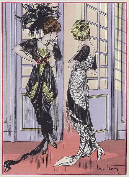 Women's fashion from the 1910s by designer Zimmermann, 1913 (litho)