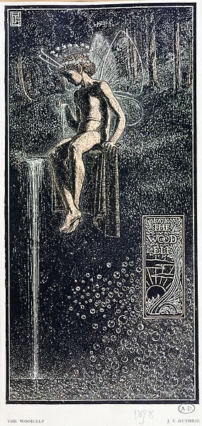 The Wood Elf, 1898 (colour litho)