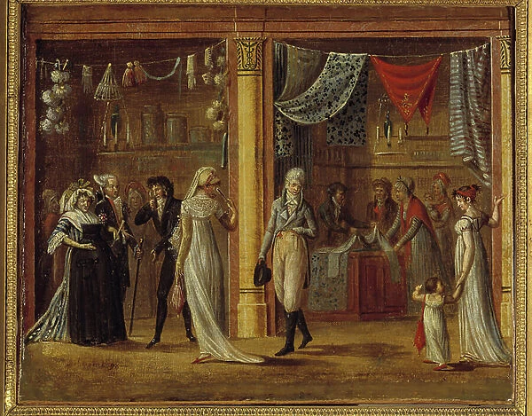 The wooden gallery of the Royal Palace, 1798 (oil on canvas)
